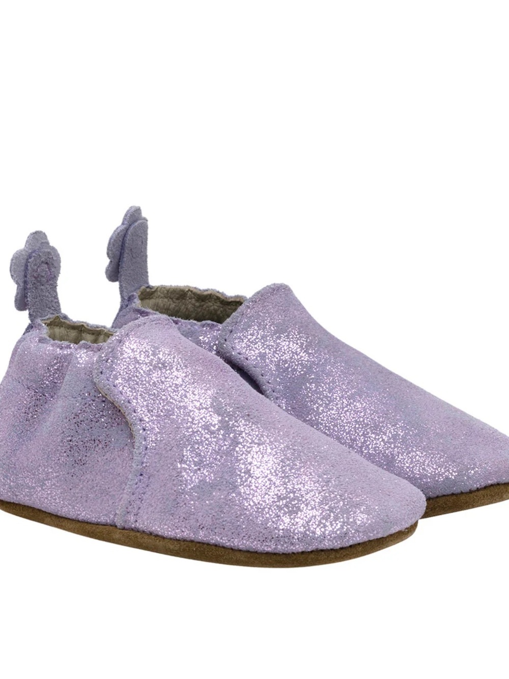 Robeez Soft Soles Pretty Pearl Kids Slip-On Shoes NIB 12-18 months